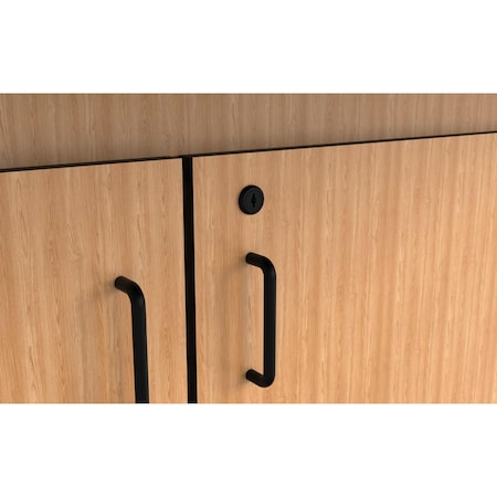 National Public Seating 6-Person Workstation, Chem-Res Top, Cabinet Base, Book Boxes, Power Strips WSHC-CBP